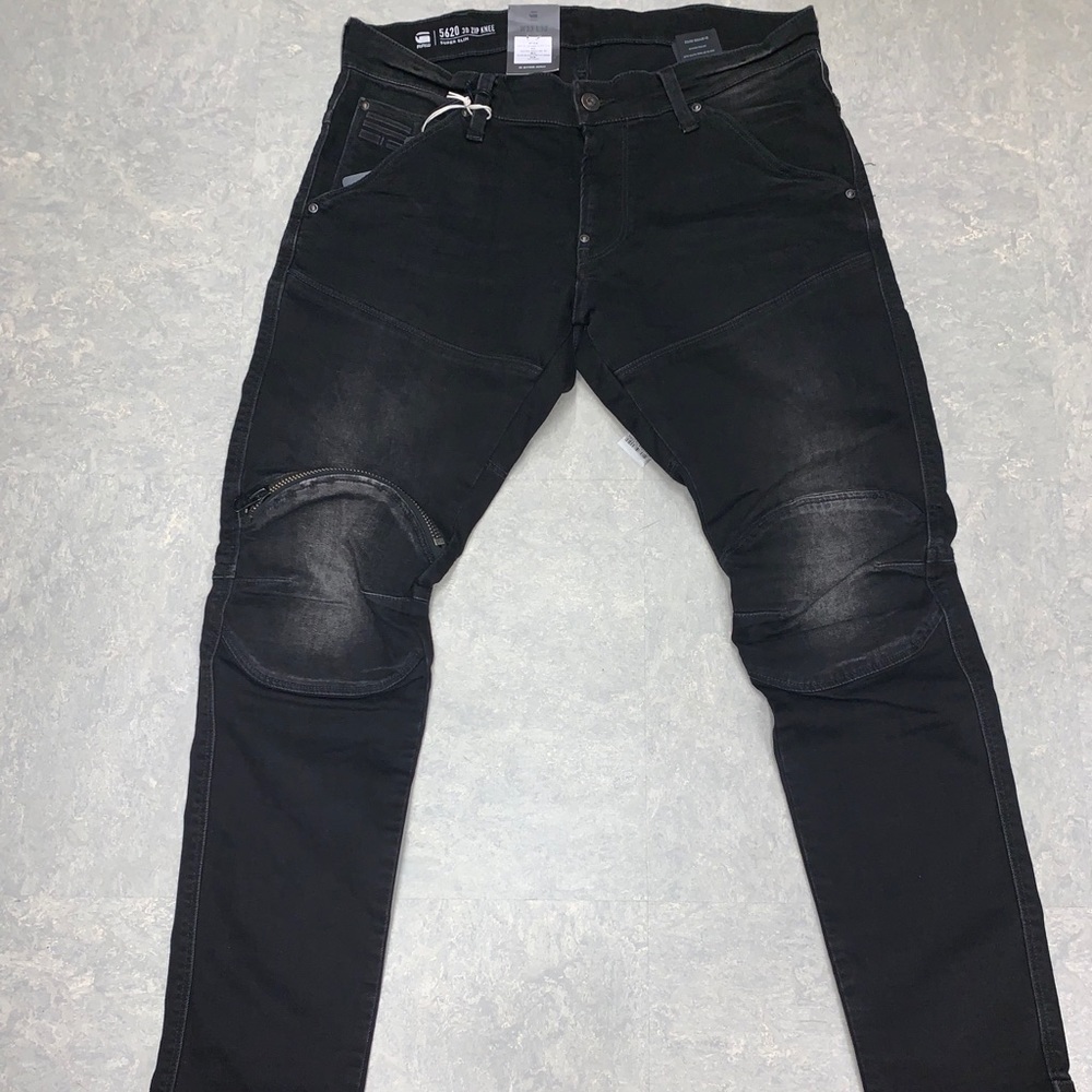 Official G-Star Raw 5620 Zip Knee Jeans